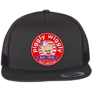 Piggly Wiggly Est 1916 Self Service Retro Flat Bill Trucker Hat