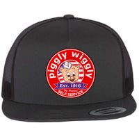 Piggly Wiggly Est 1916 Self Service Retro Flat Bill Trucker Hat