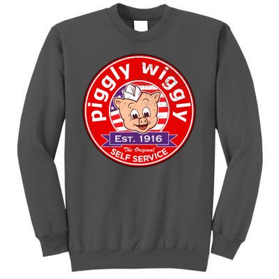 Piggly Wiggly Est 1916 Self Service Retro Tall Sweatshirt