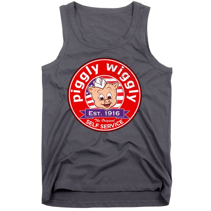 Piggly Wiggly Est 1916 Self Service Retro Tank Top