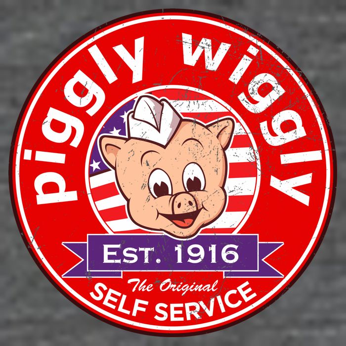 Piggly Wiggly Est 1916 Self Service Retro Wool Snapback Cap