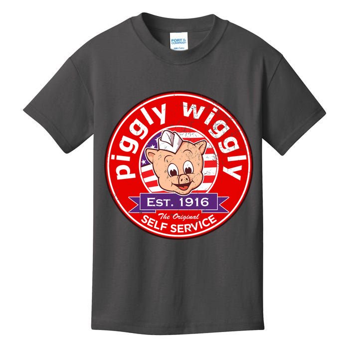 Piggly Wiggly Est 1916 Self Service Retro Kids T-Shirt
