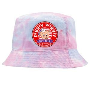 Piggly Wiggly Est 1916 Self Service Retro Tie-Dyed Bucket Hat