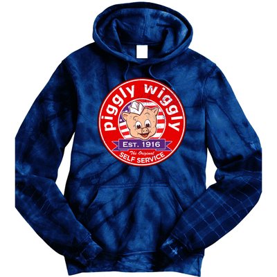 Piggly Wiggly Est 1916 Self Service Retro Tie Dye Hoodie