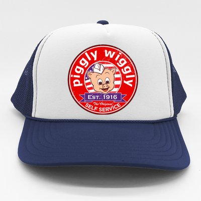 Piggly Wiggly Est 1916 Self Service Retro Trucker Hat