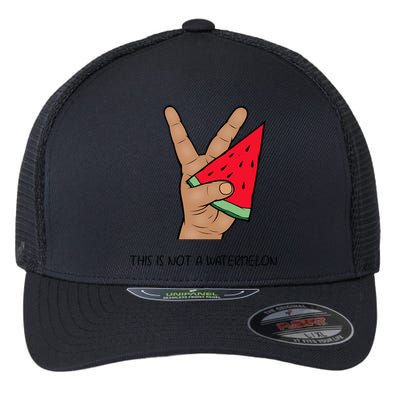 Palestine Watermelon Flag Support Gaza & Freedom! Flexfit Unipanel Trucker Cap