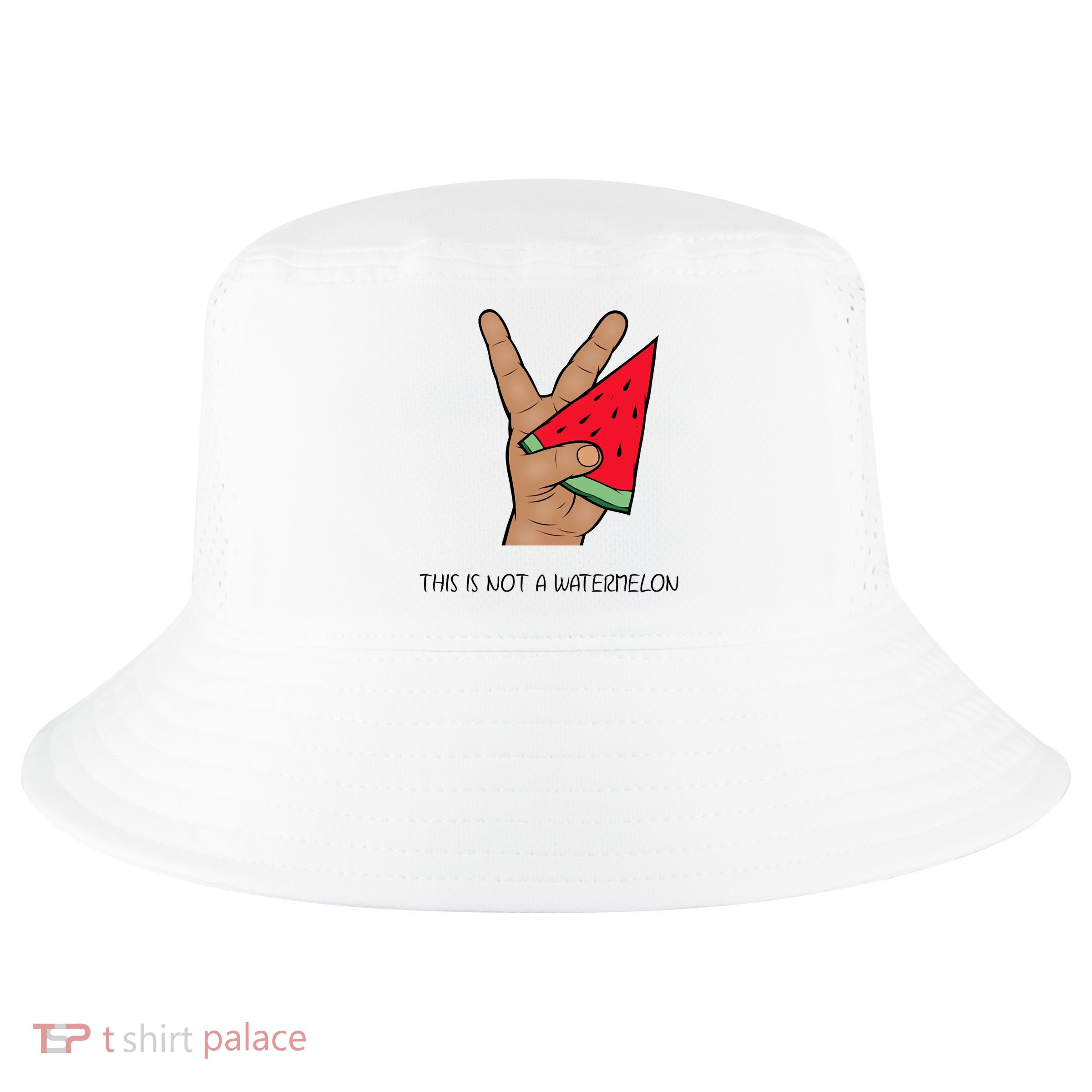 Palestine Watermelon Flag Support Gaza & Freedom! Cool Comfort Performance Bucket Hat