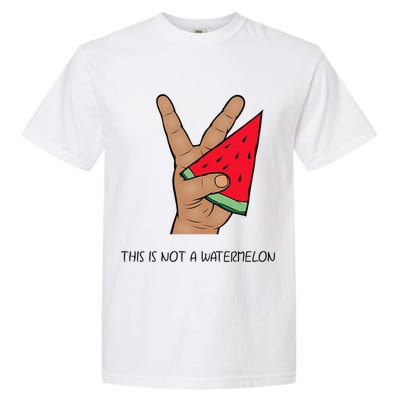 Palestine Watermelon Flag Support Gaza & Freedom! Garment-Dyed Heavyweight T-Shirt