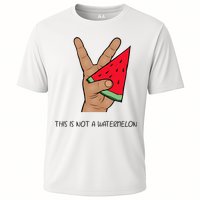 Palestine Watermelon Flag Support Gaza & Freedom! Cooling Performance Crew T-Shirt