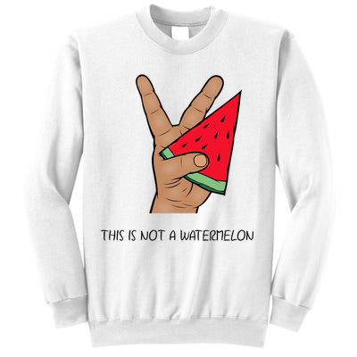 Palestine Watermelon Flag Support Gaza & Freedom! Sweatshirt