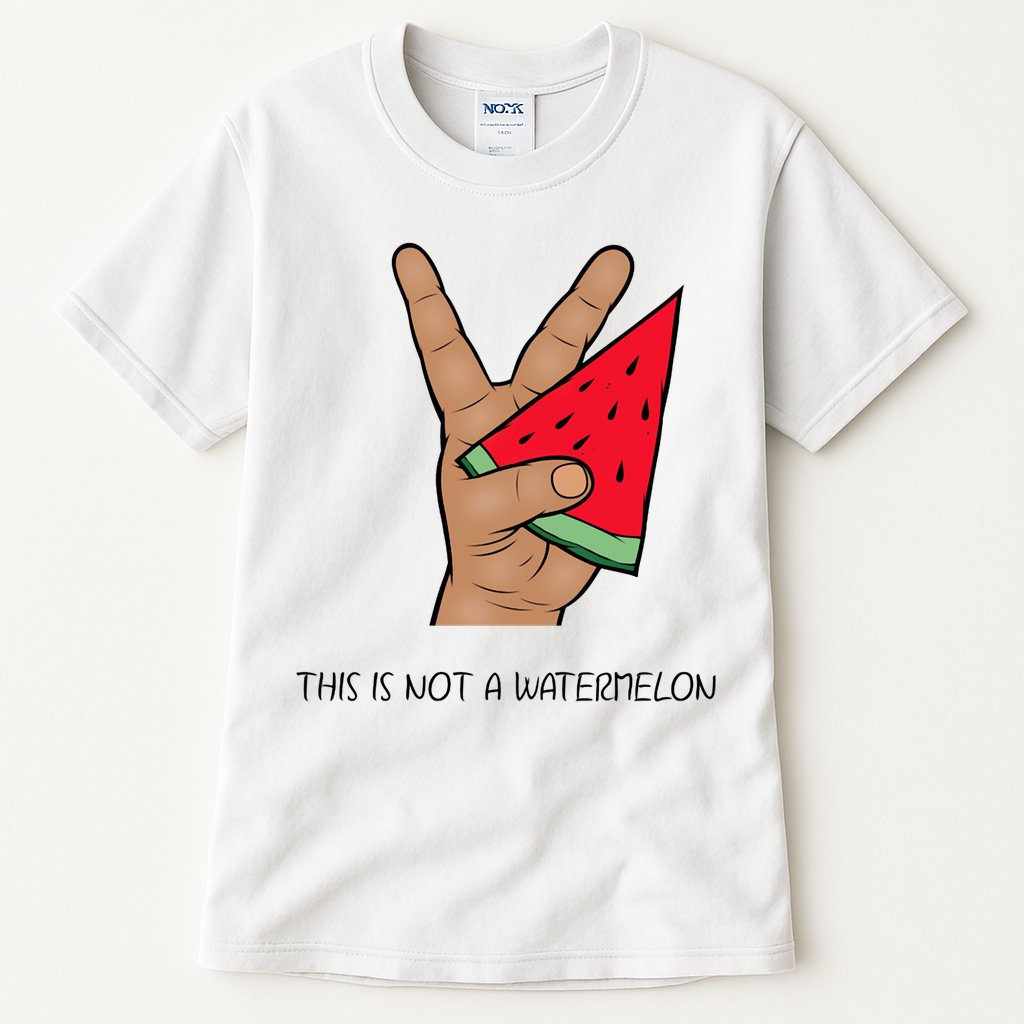 Palestine Watermelon Flag Support Gaza & Freedom! Tall T-Shirt