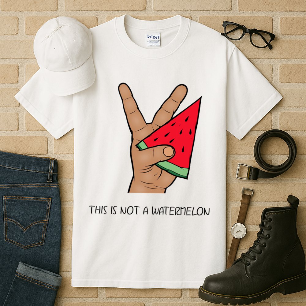 Palestine Watermelon Flag Support Gaza & Freedom! Tall T-Shirt