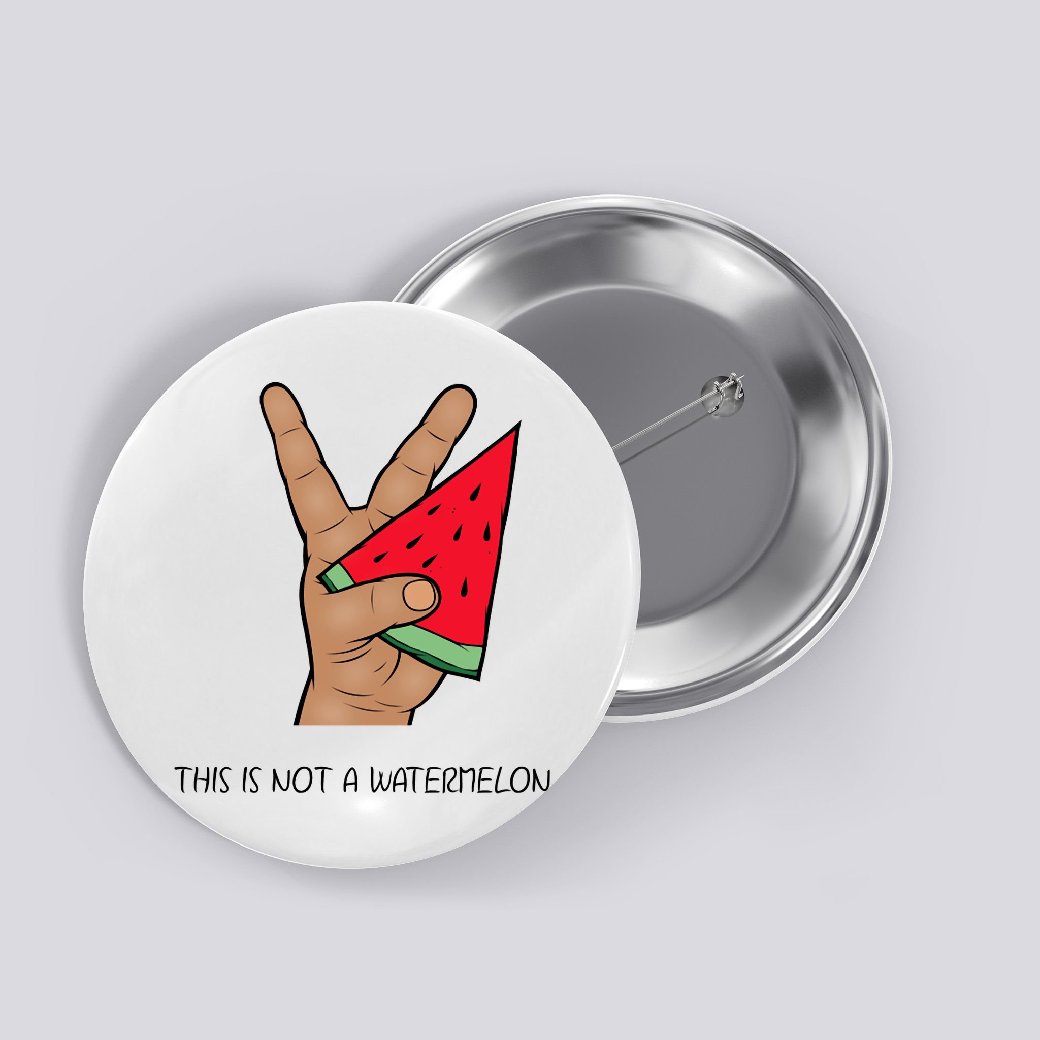 Palestine Watermelon Flag Support Gaza & Freedom! Button