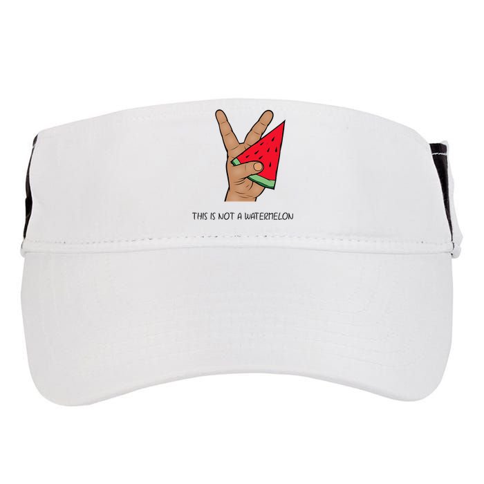 Palestine Watermelon Flag Support Gaza & Freedom! Adult Drive Performance Visor