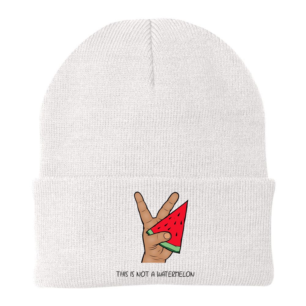 Palestine Watermelon Flag Support Gaza & Freedom! Beanie