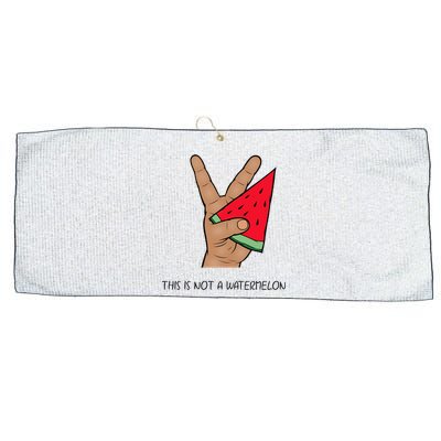Palestine Watermelon Flag Support Gaza & Freedom! Large Microfiber Waffle Golf Towel