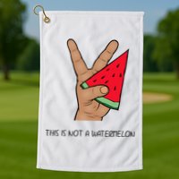 Palestine Watermelon Flag Support Gaza & Freedom! Golf Towel
