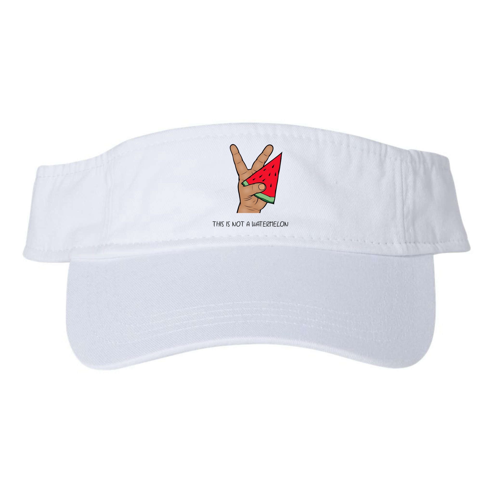 Palestine Watermelon Flag Support Gaza & Freedom! Visor