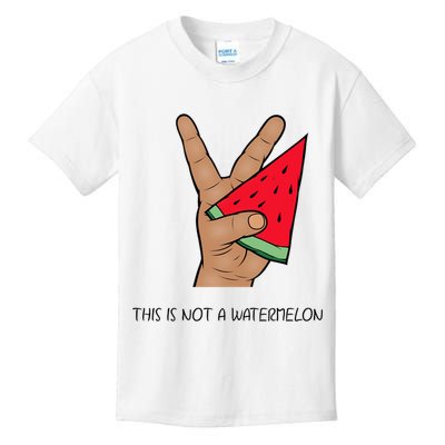Palestine Watermelon Flag Support Gaza & Freedom! Kids T-Shirt