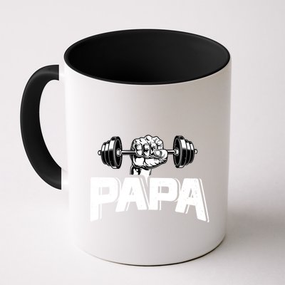 Papa Weightlifting FatherS Day Fitness Dad Meaningful Gift Mug