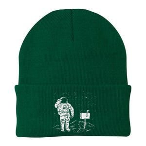 Postal Worker Funny For Delivery Mailman Astronaut Knit Cap Winter Beanie