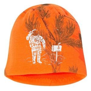 Postal Worker Funny For Delivery Mailman Astronaut Kati - Camo Knit Beanie