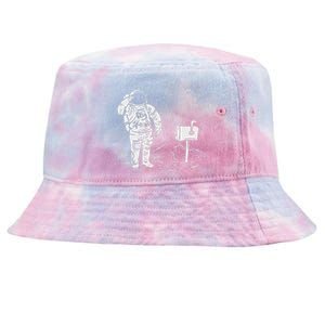 Postal Worker Funny For Delivery Mailman Astronaut Tie-Dyed Bucket Hat