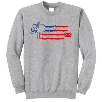 Postal Worker Funny For Delivery Mailman Postman Usa Tall Sweatshirt