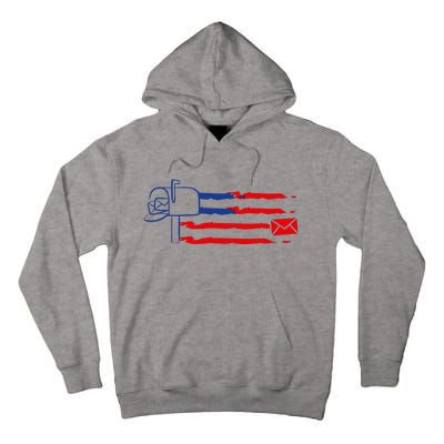 Postal Worker Funny For Delivery Mailman Postman Usa Tall Hoodie