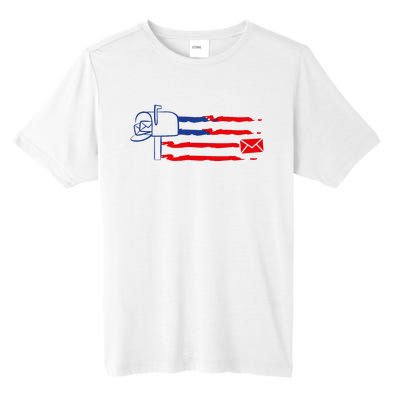 Postal Worker Funny For Delivery Mailman Postman Usa Tall Fusion ChromaSoft Performance T-Shirt