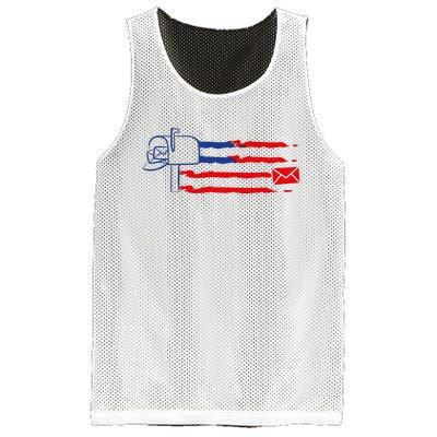 Postal Worker Funny For Delivery Mailman Postman Usa Mesh Reversible Basketball Jersey Tank