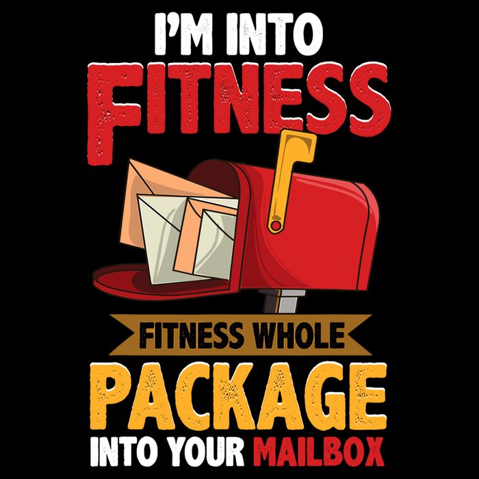 Postal Worker Funny Mailman Postman IM Into Fitness City Backpack