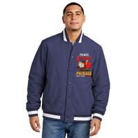 Postal Worker Funny Mailman Postman IM Into Fitness Insulated Varsity Jacket