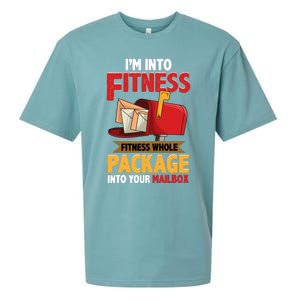 Postal Worker Funny Mailman Postman IM Into Fitness Sueded Cloud Jersey T-Shirt