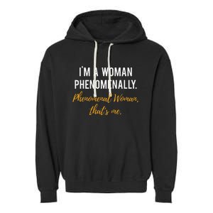 Phenomenal Womam Feminist Garment-Dyed Fleece Hoodie