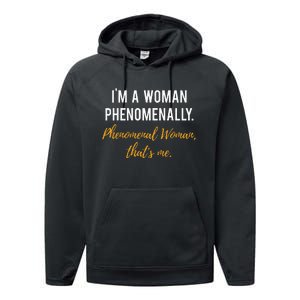 Phenomenal Womam Feminist Performance Fleece Hoodie