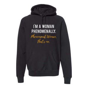 Phenomenal Womam Feminist Premium Hoodie