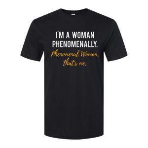 Phenomenal Womam Feminist Softstyle CVC T-Shirt