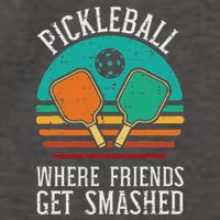 Pickleball Where Friends Get Smashed Pickle Ball Women Vector Backpack
