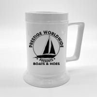 Prestige Worldwide Funny Cool Boats And Hoes Beer Stein