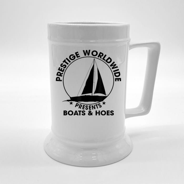 Prestige Worldwide Funny Cool Boats And Hoes Beer Stein