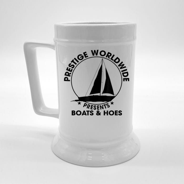 Prestige Worldwide Funny Cool Boats And Hoes Beer Stein