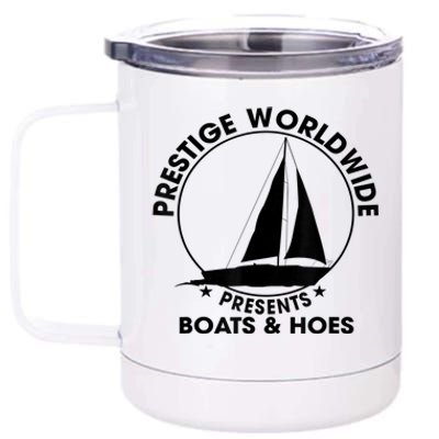 Prestige Worldwide Funny Cool Boats And Hoes 12 oz Stainless Steel Tumbler Cup