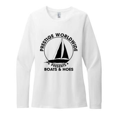 Prestige Worldwide Funny Cool Boats And Hoes Womens CVC Long Sleeve Shirt