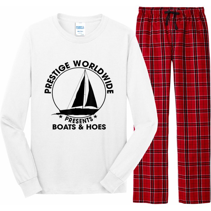 Prestige Worldwide Funny Cool Boats And Hoes Long Sleeve Pajama Set