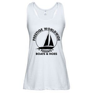 Prestige Worldwide Funny Cool Boats And Hoes Ladies Essential Flowy Tank