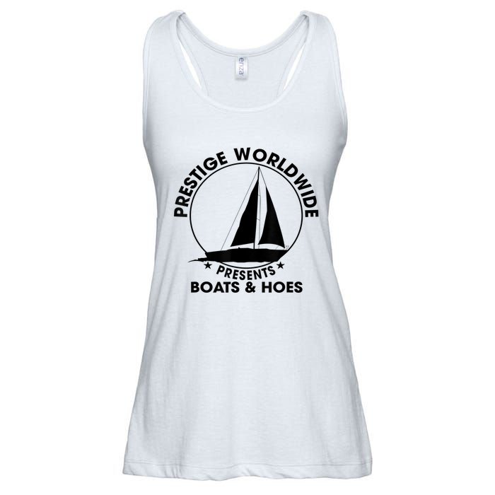 Prestige Worldwide Funny Cool Boats And Hoes Ladies Essential Flowy Tank