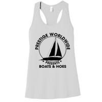 Prestige Worldwide Funny Cool Boats And Hoes Women's Racerback Tank