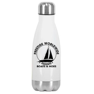 Prestige Worldwide Funny Cool Boats And Hoes Stainless Steel Insulated Water Bottle