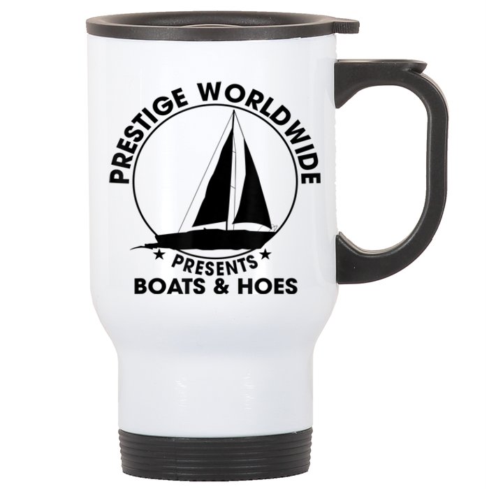 Prestige Worldwide Funny Cool Boats And Hoes Stainless Steel Travel Mug